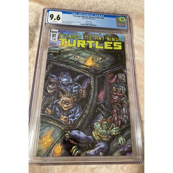 Teenage Mutant Ninja Turtles #87 Cover B Variant TMNT IDW 1st Print 2018 CGC 9.6